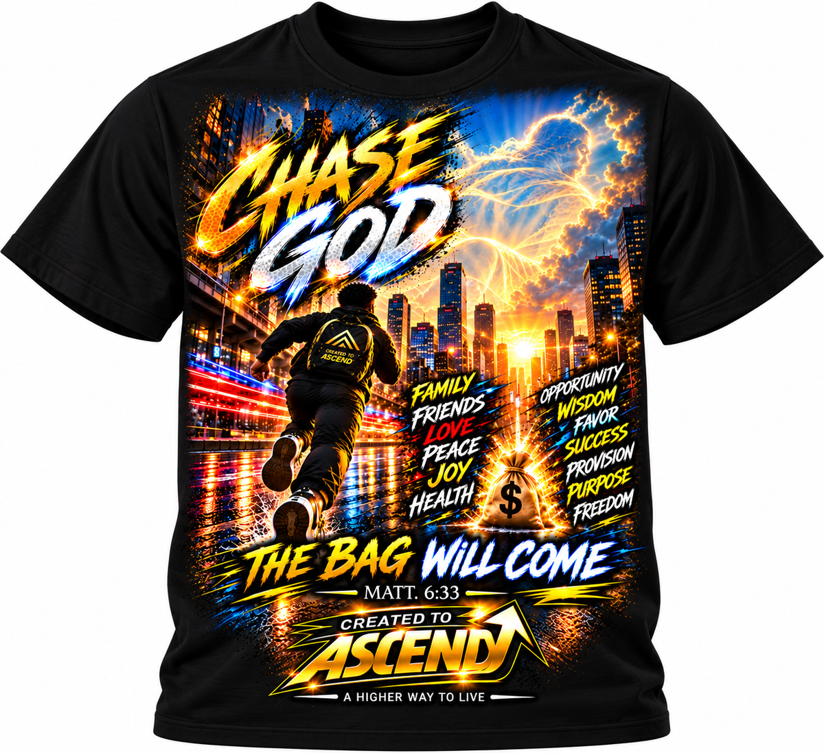 Chase God Short Sleeve T-Shirt