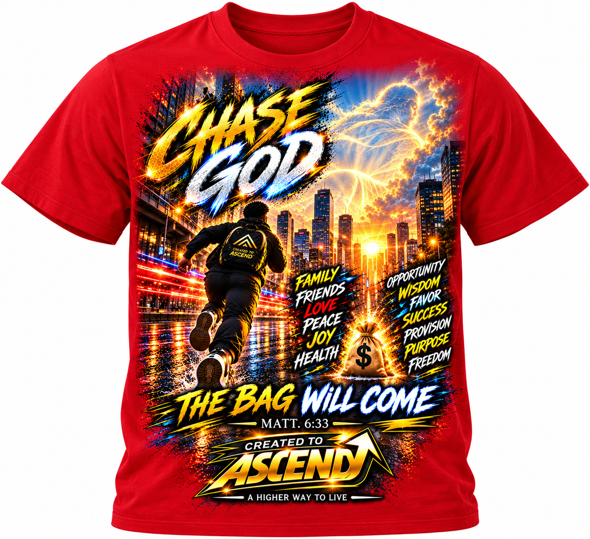 Chase God Short Sleeve T-Shirt
